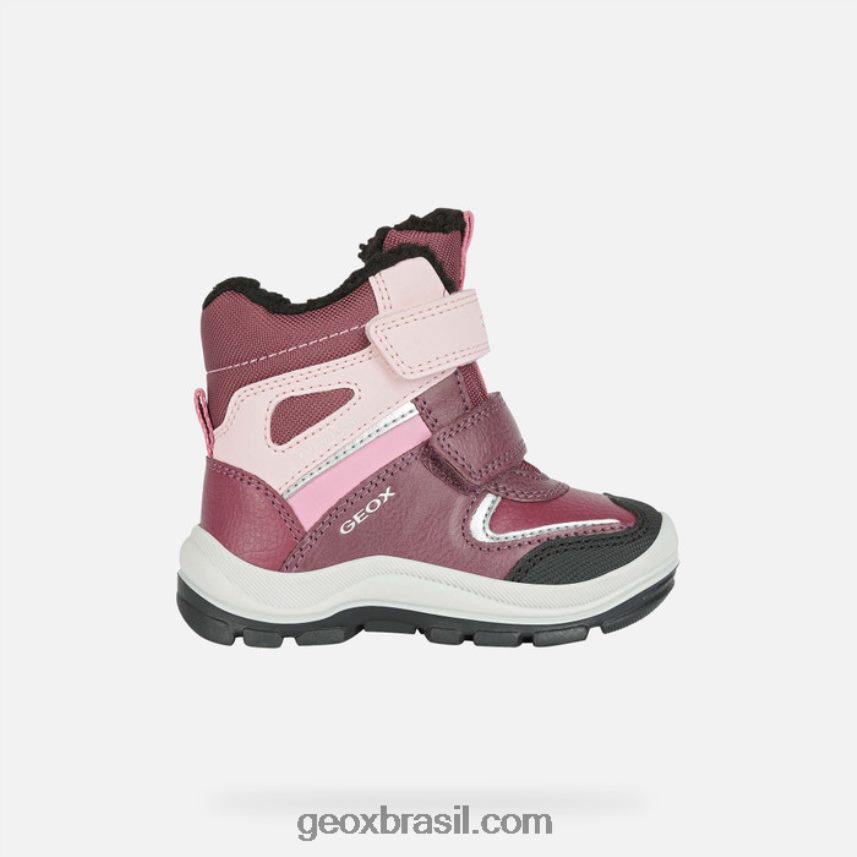 flanfil abx criança bordô/rosa Geox 28TF8X1562