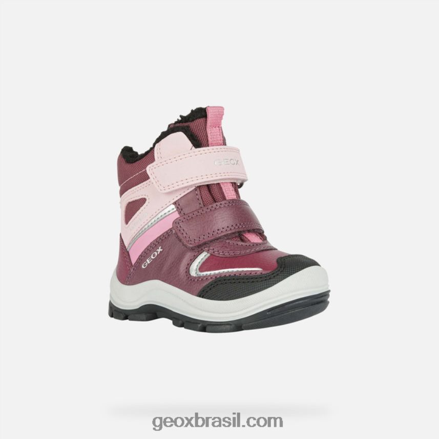flanfil abx criança bordô/rosa Geox 28TF8X1562