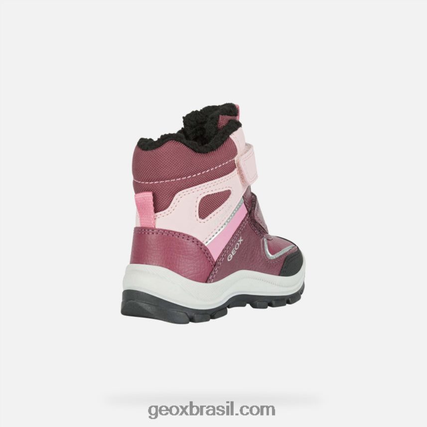 flanfil abx criança bordô/rosa Geox 28TF8X1562