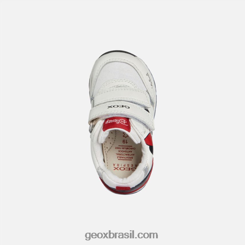 bebê rishon Branco preto Geox 28TF8X1577