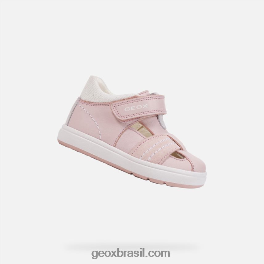 menina grande rosa claro/branco Geox 28TF8X1543