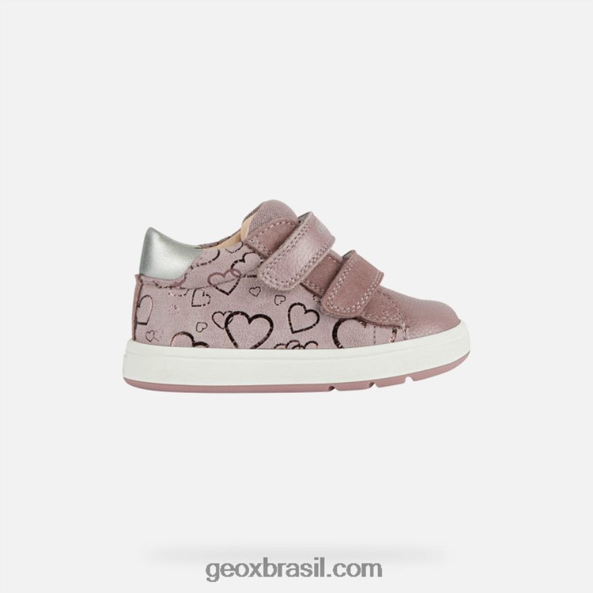 menina grande rosa escuro/prata Geox 28TF8X1510