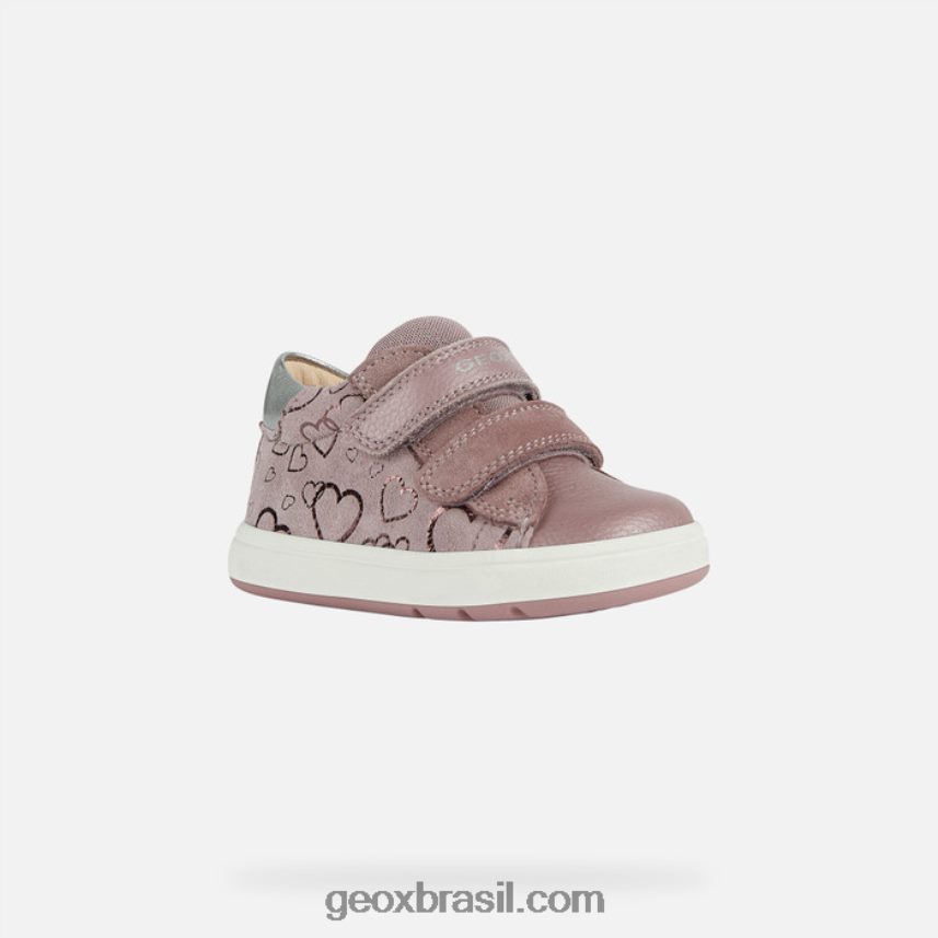 menina grande rosa escuro/prata Geox 28TF8X1510
