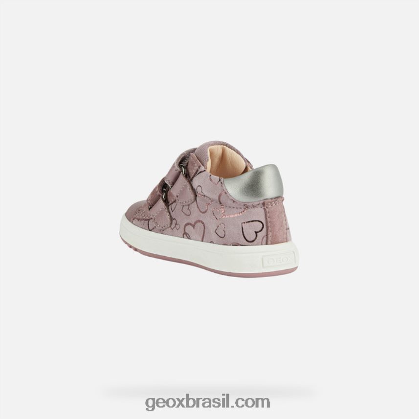 menina grande rosa escuro/prata Geox 28TF8X1510