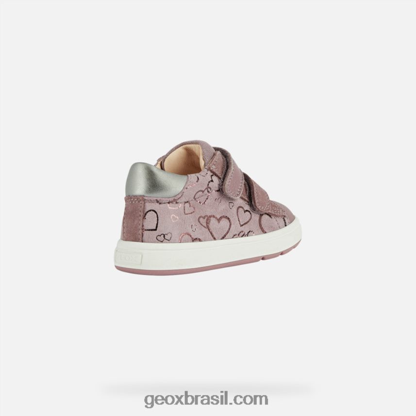 menina grande rosa escuro/prata Geox 28TF8X1510