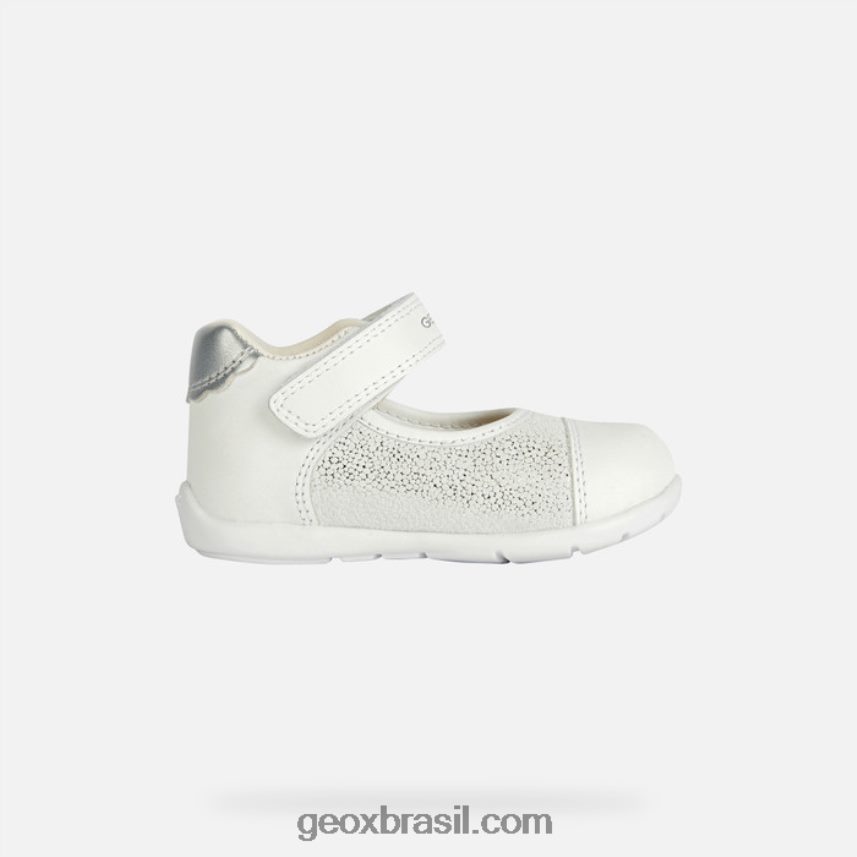 menina kaytan prata branca Geox 28TF8X2023