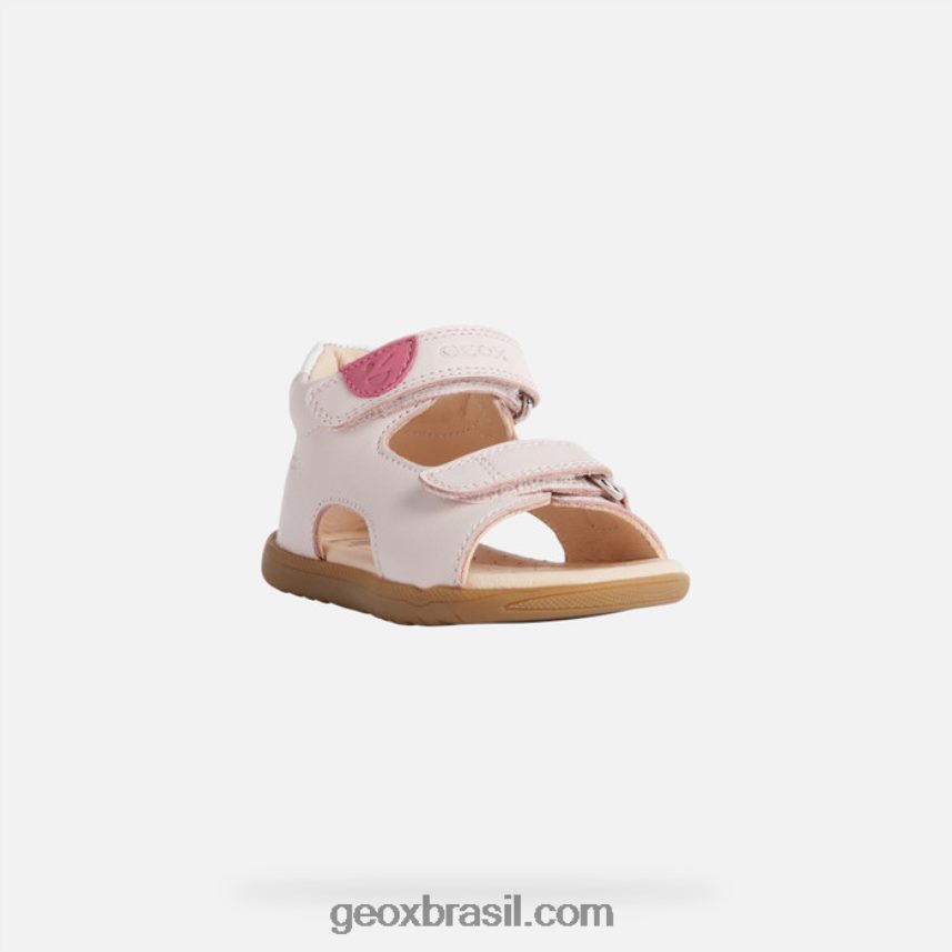 sandália macchia baby rosa claro Geox 28TF8X1617