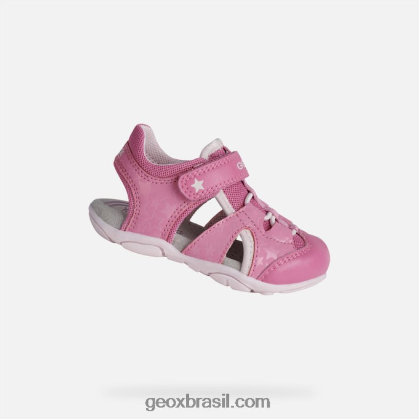 sandália agasim criança fúcsia/rosa Geox 28TF8X1513