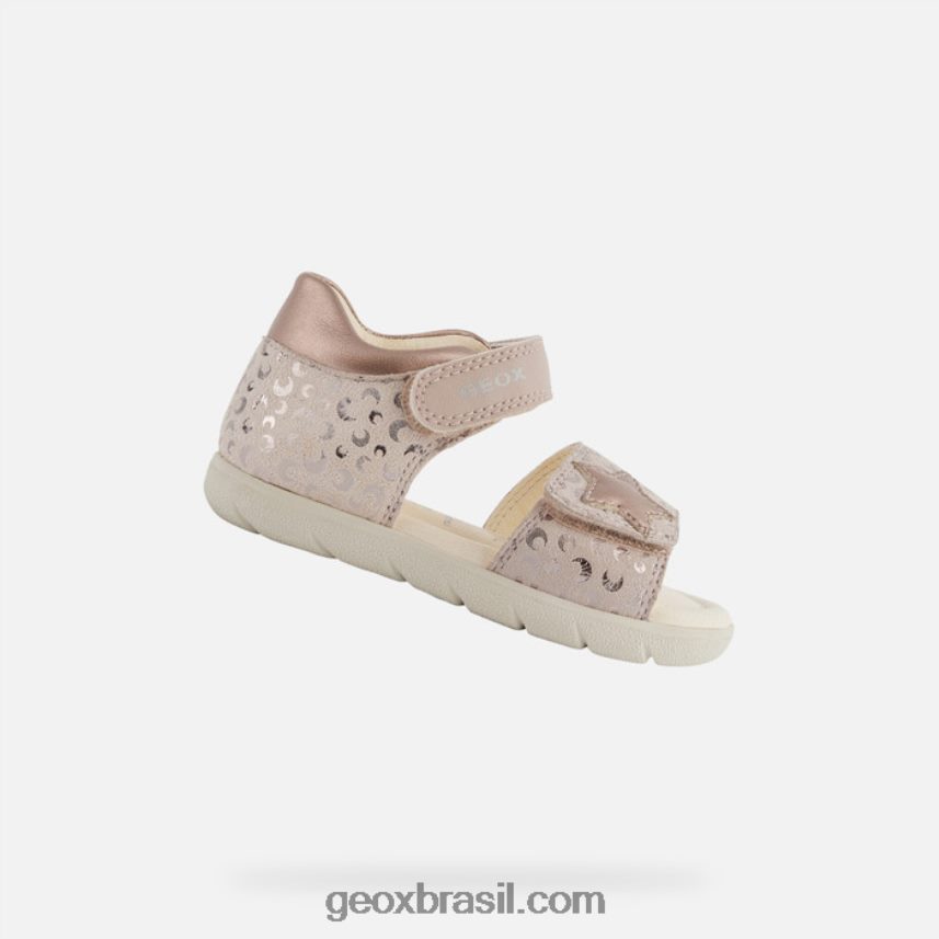 sandália alul criança rosa claro Geox 28TF8X1600