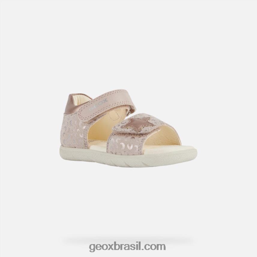 sandália alul criança rosa claro Geox 28TF8X1600