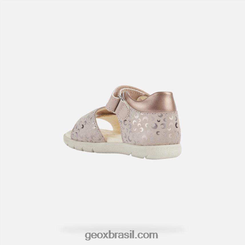 sandália alul criança rosa claro Geox 28TF8X1600