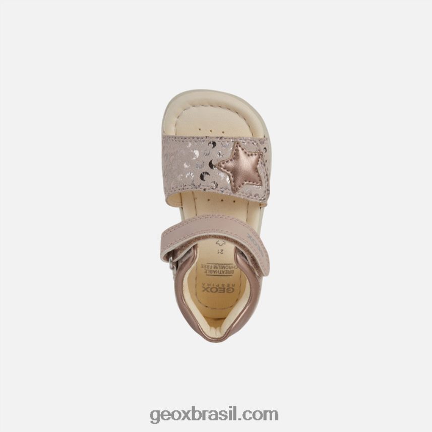 sandália alul criança rosa claro Geox 28TF8X1600