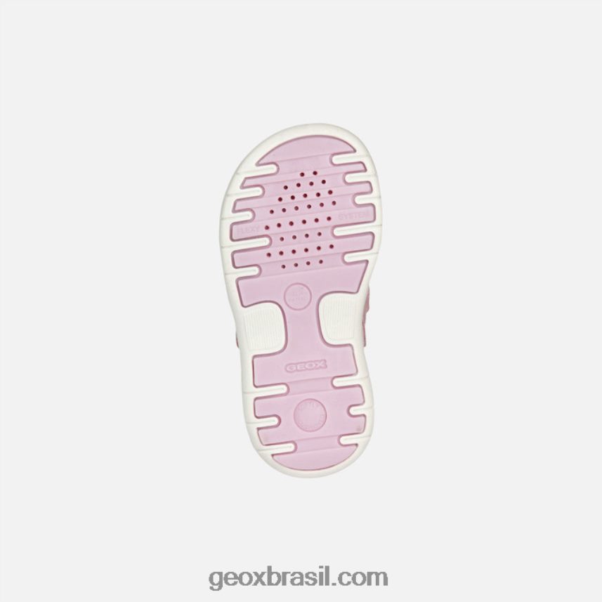 sandália delhi criança rosa/prata Geox 28TF8X1521
