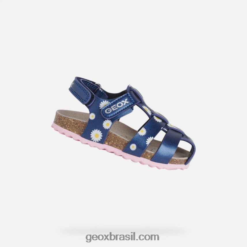 sandália giz criança marinha Geox 28TF8X1534