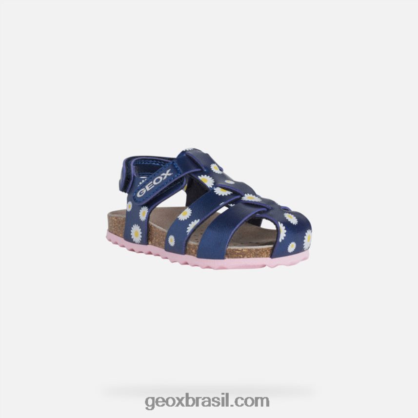 sandália giz criança marinha Geox 28TF8X1534