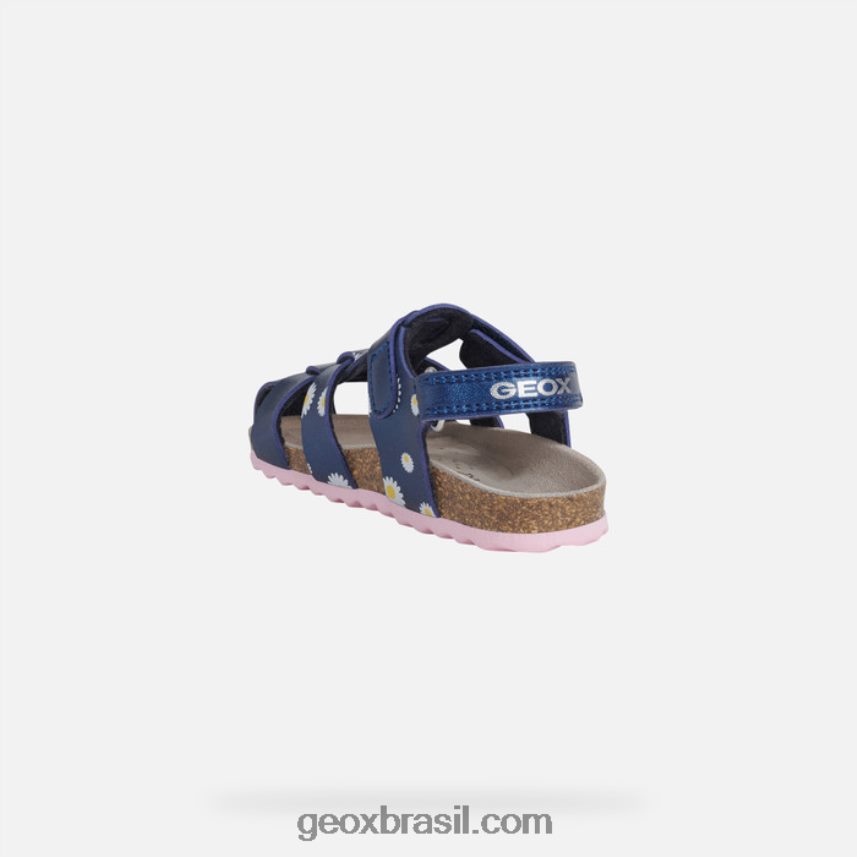 sandália giz criança marinha Geox 28TF8X1534