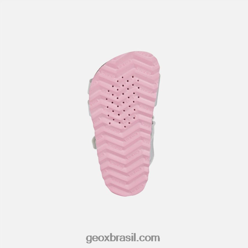 sandália giz criança prata/rosa Geox 28TF8X1550