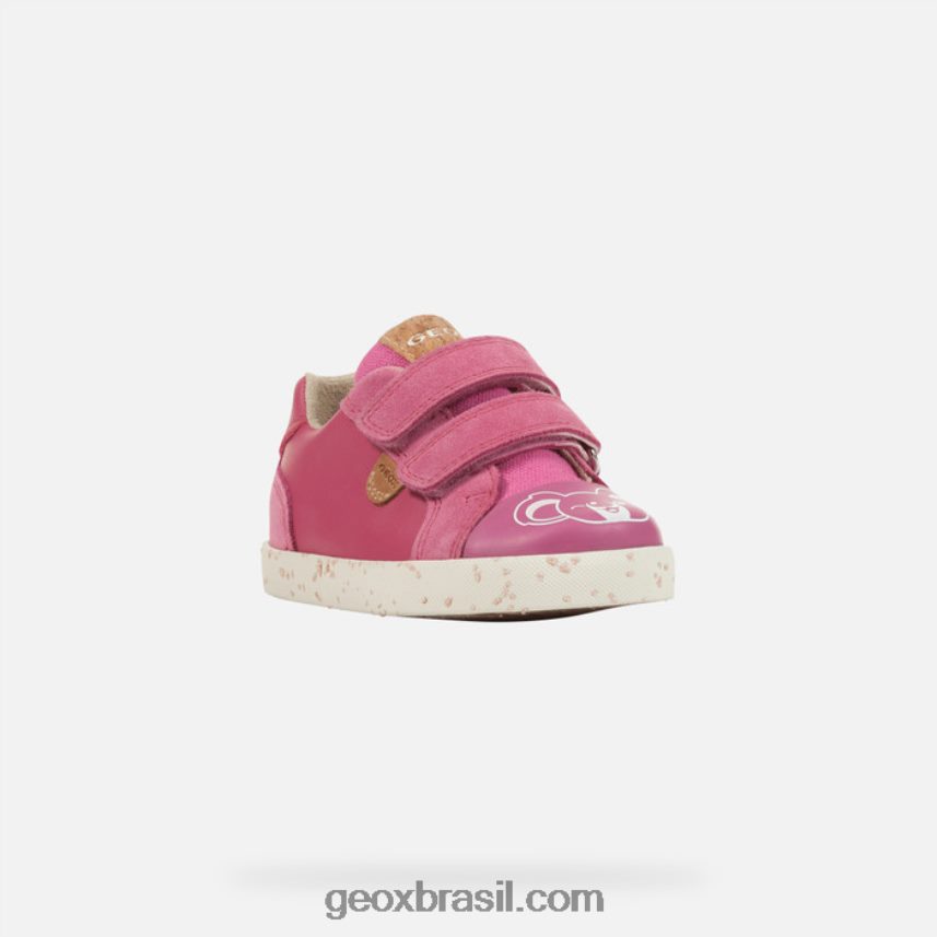 bebê kilwi fúcsia/branco Geox 28TF8X1544