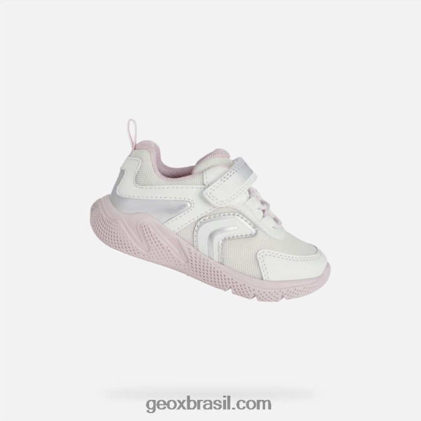 corra baby branco/rosa Geox 28TF8X1557