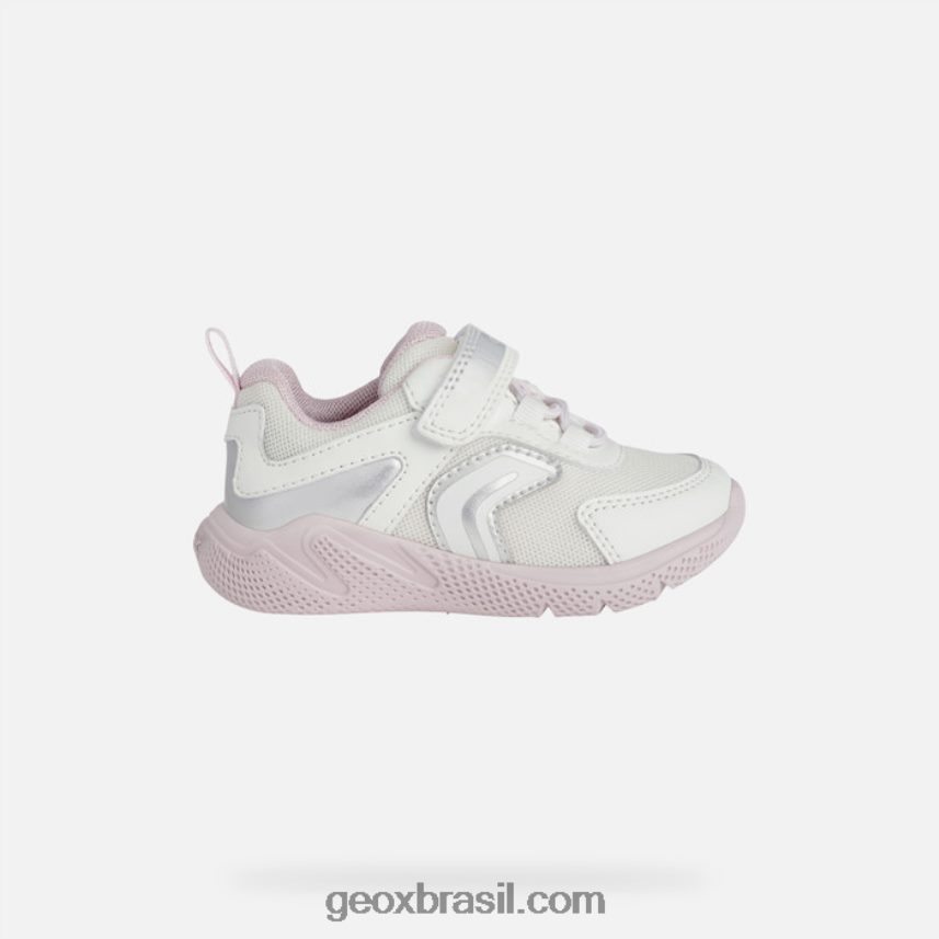 corra baby branco/rosa Geox 28TF8X1557