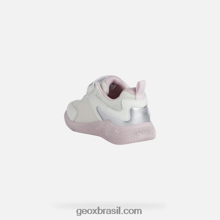 corra baby branco/rosa Geox 28TF8X1557
