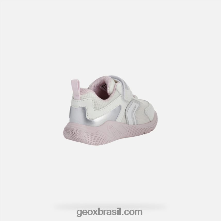 corra baby branco/rosa Geox 28TF8X1557