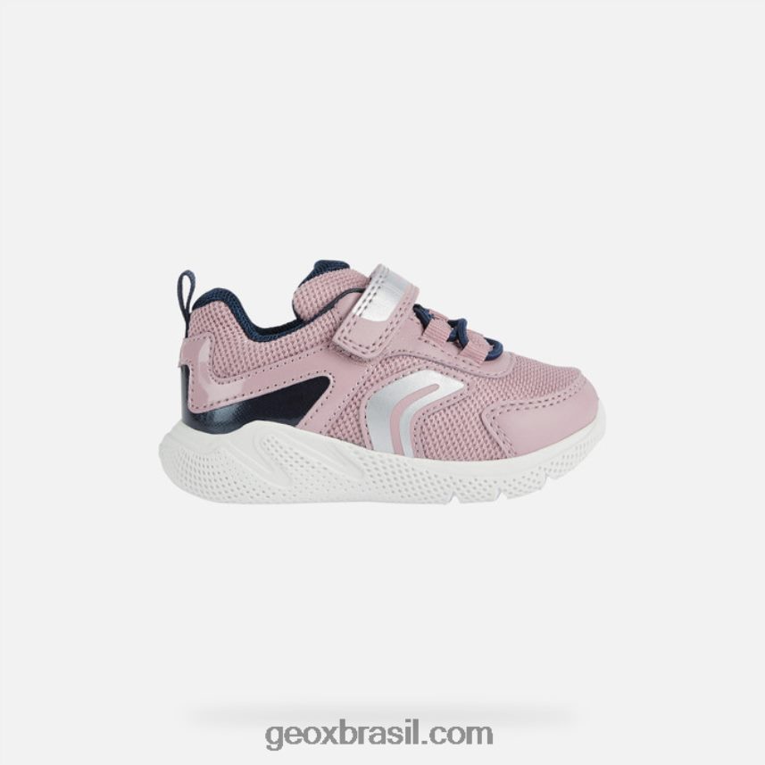 criança sprintye rosa claro/ marinho Geox 28TF8X1489