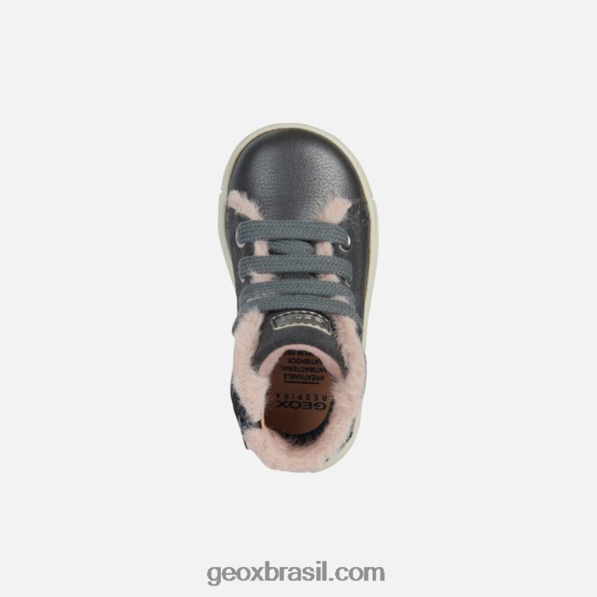 criança trottola cinza escuro/rosa escuro Geox 28TF8X2029