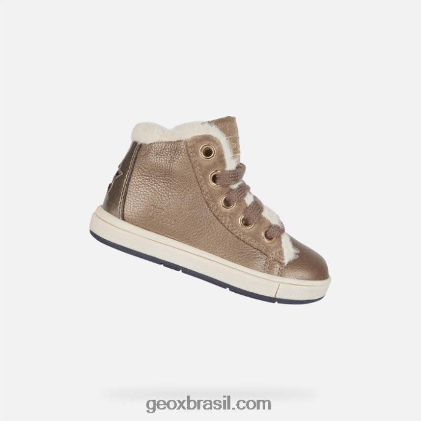 criança trottola cinza fumê/esbranquiçado Geox 28TF8X2030