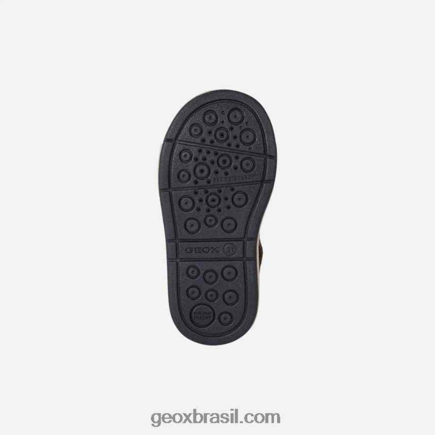 criança trottola cinza fumê/esbranquiçado Geox 28TF8X2030