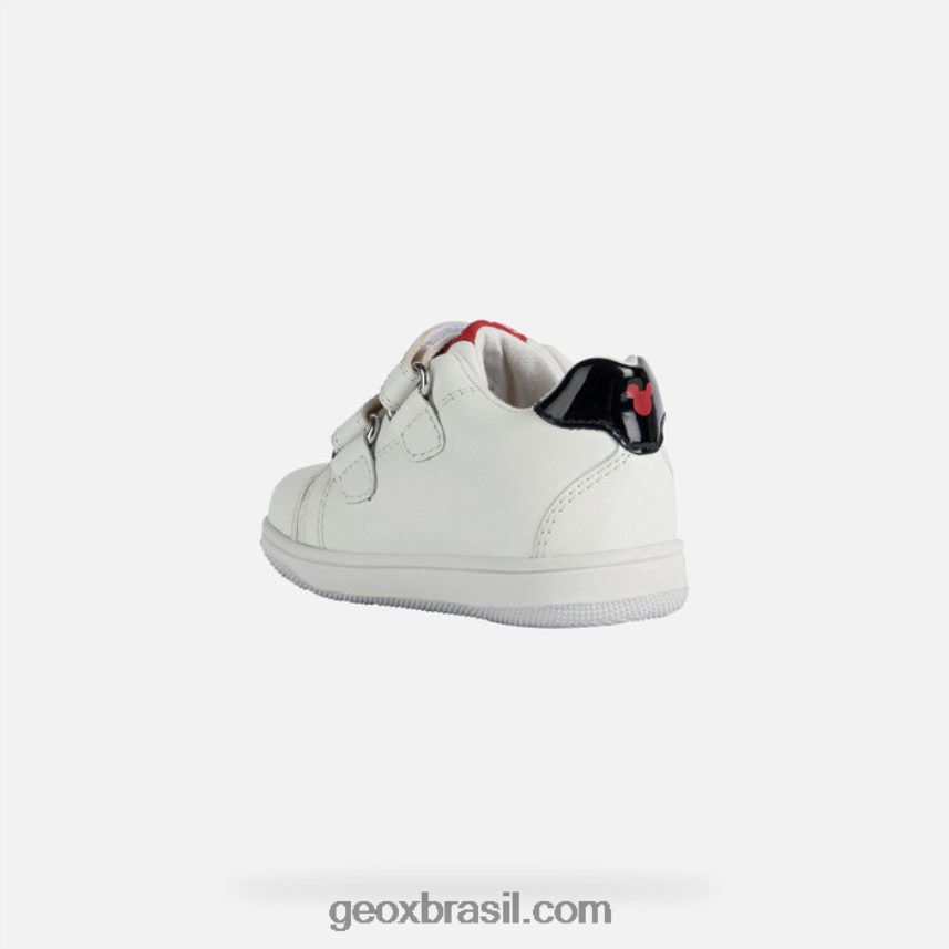 novo filme bebê branco/vermelho Geox 28TF8X1596