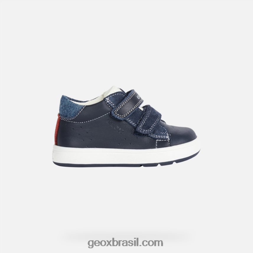 bebê grande marinho/branco Geox 28TF8X1427