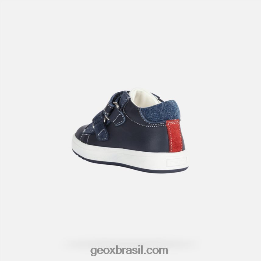 bebê grande marinho/branco Geox 28TF8X1427