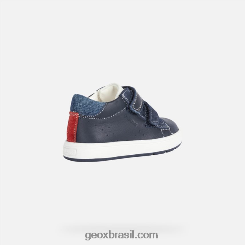 bebê grande marinho/branco Geox 28TF8X1427