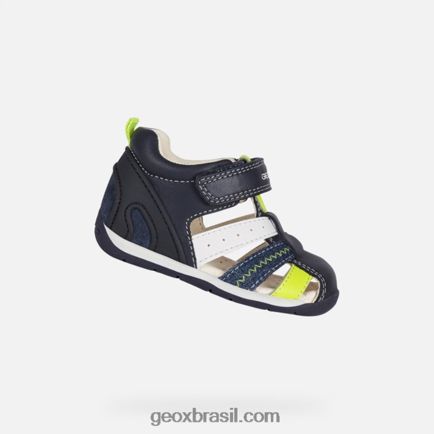 cada menino amarelo marinho/fluo Geox 28TF8X1610