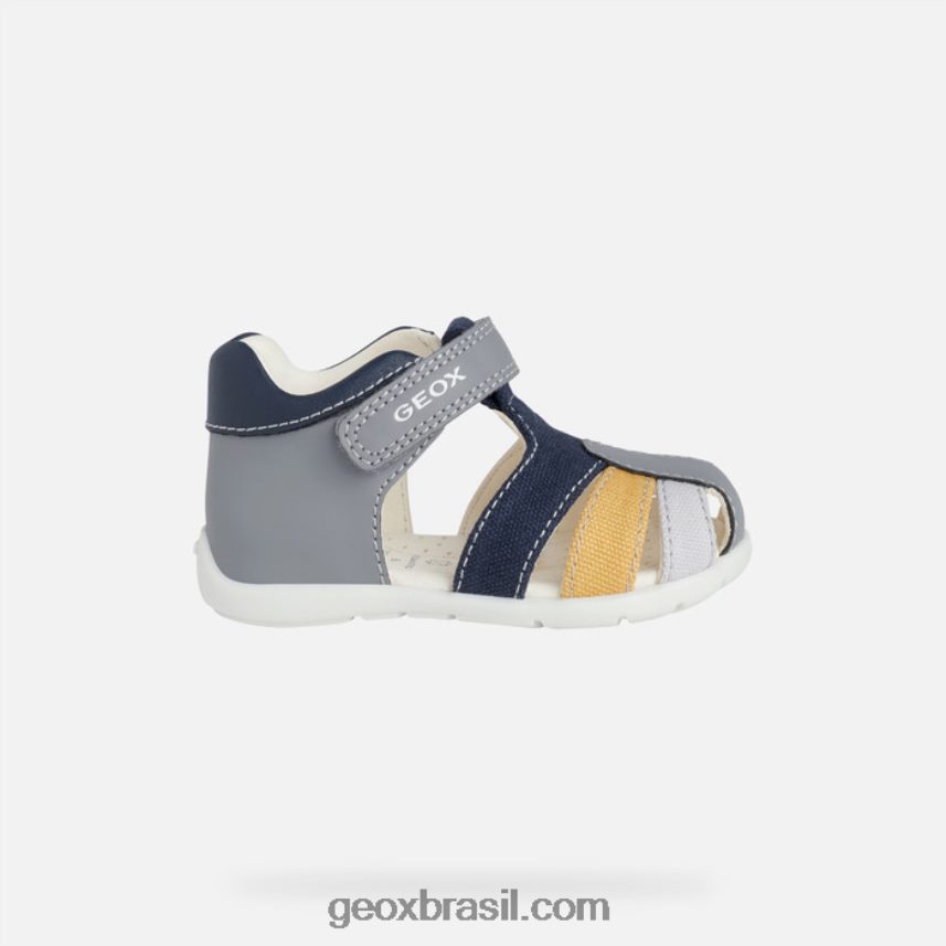 menino elthan cinza/marinho Geox 28TF8X1483