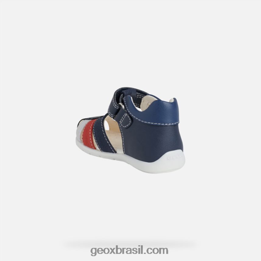 menino elthan marinho escuro/vermelho Geox 28TF8X1484