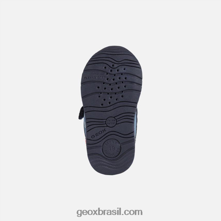 menino rishon marinho escuro/vermelho escuro Geox 28TF8X1615