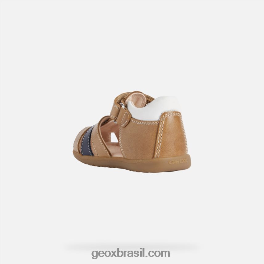 sandália macchia baby caramelo Geox 28TF8X1505
