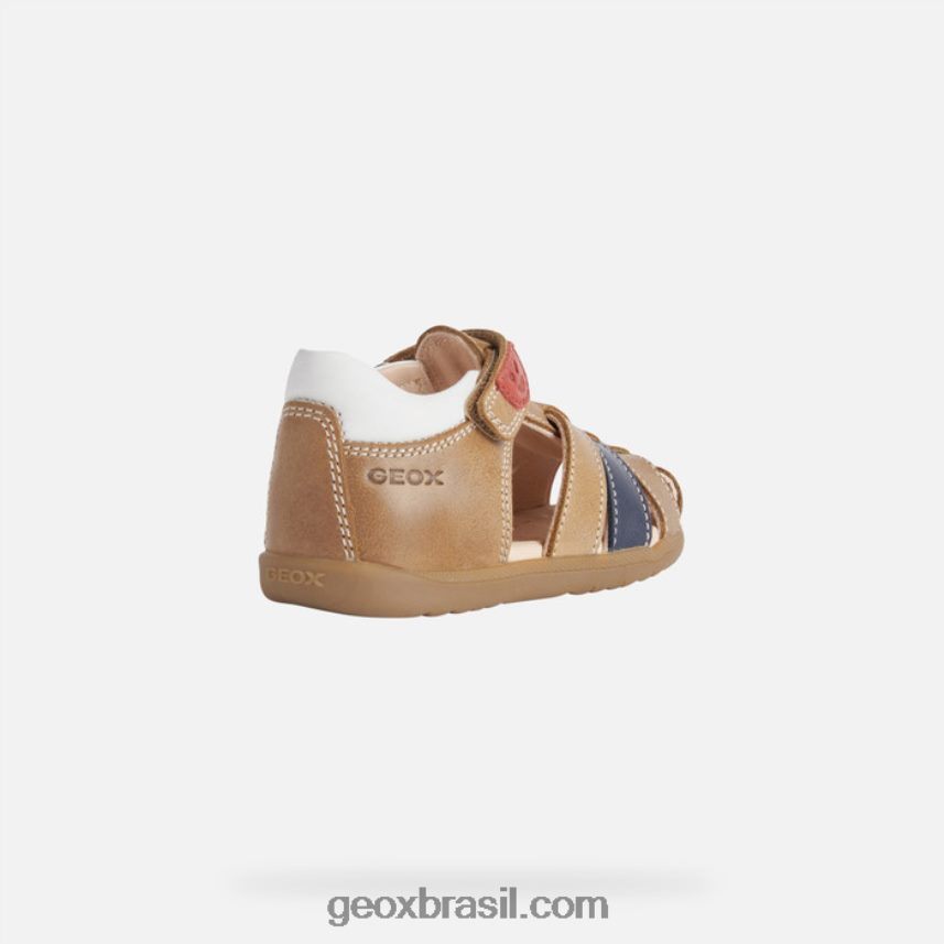 sandália macchia baby caramelo Geox 28TF8X1505