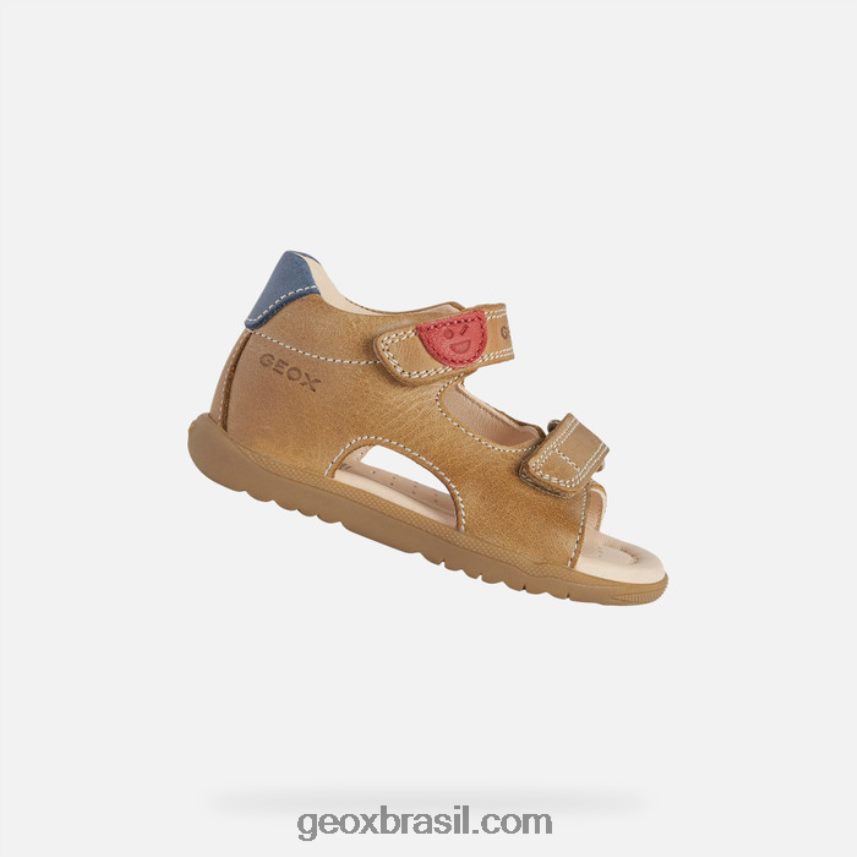 sandália macchia baby caramelo Geox 28TF8X2022