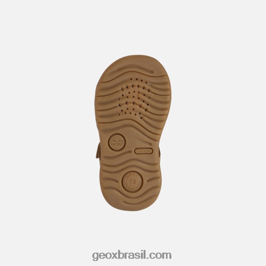 sandália macchia baby caramelo Geox 28TF8X2022