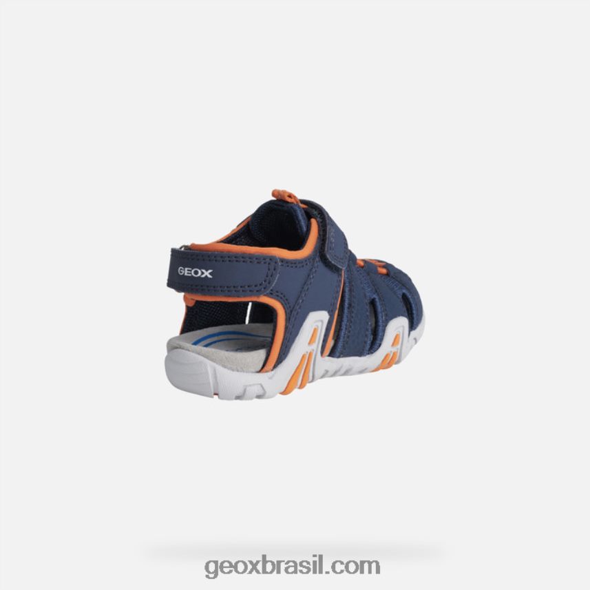 criança maluca marinho/laranja Geox 28TF8X1448