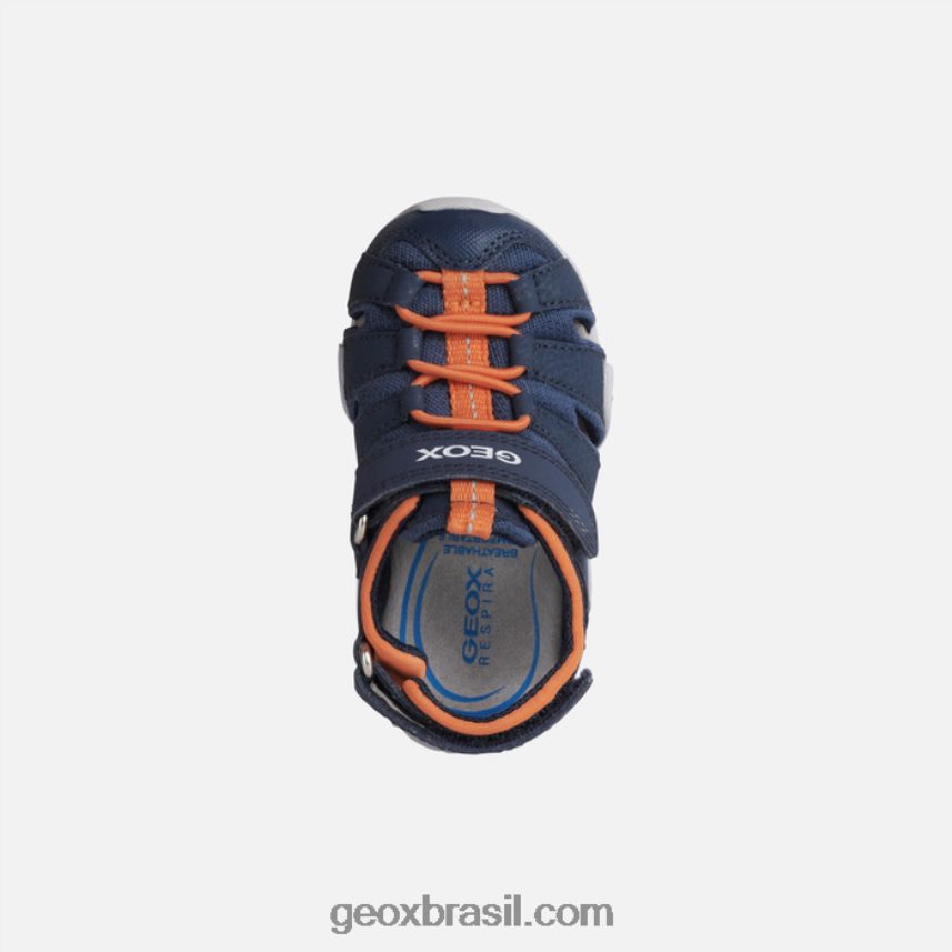 criança maluca marinho/laranja Geox 28TF8X1448