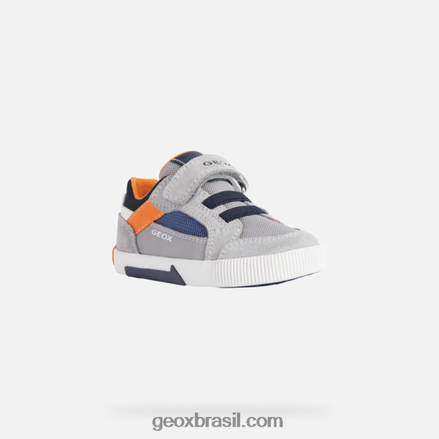 Kilwi criança cinza claro/laranja Geox 28TF8X1592