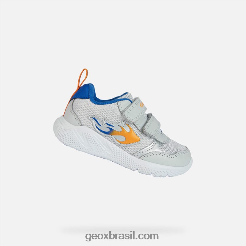 corra baby cinza claro/real Geox 28TF8X1450
