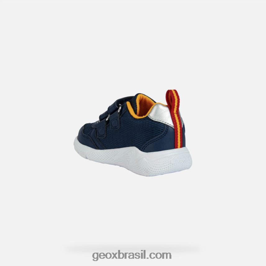 corra baby marinho/amarelo Geox 28TF8X1451