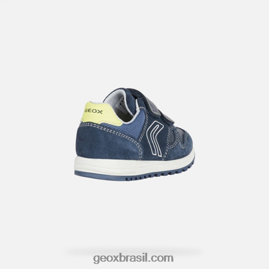 criança alben amarelo marinho/fluo Geox 28TF8X1635