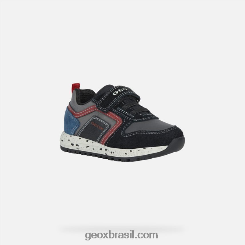 criança alben preto/vermelho escuro Geox 28TF8X1639