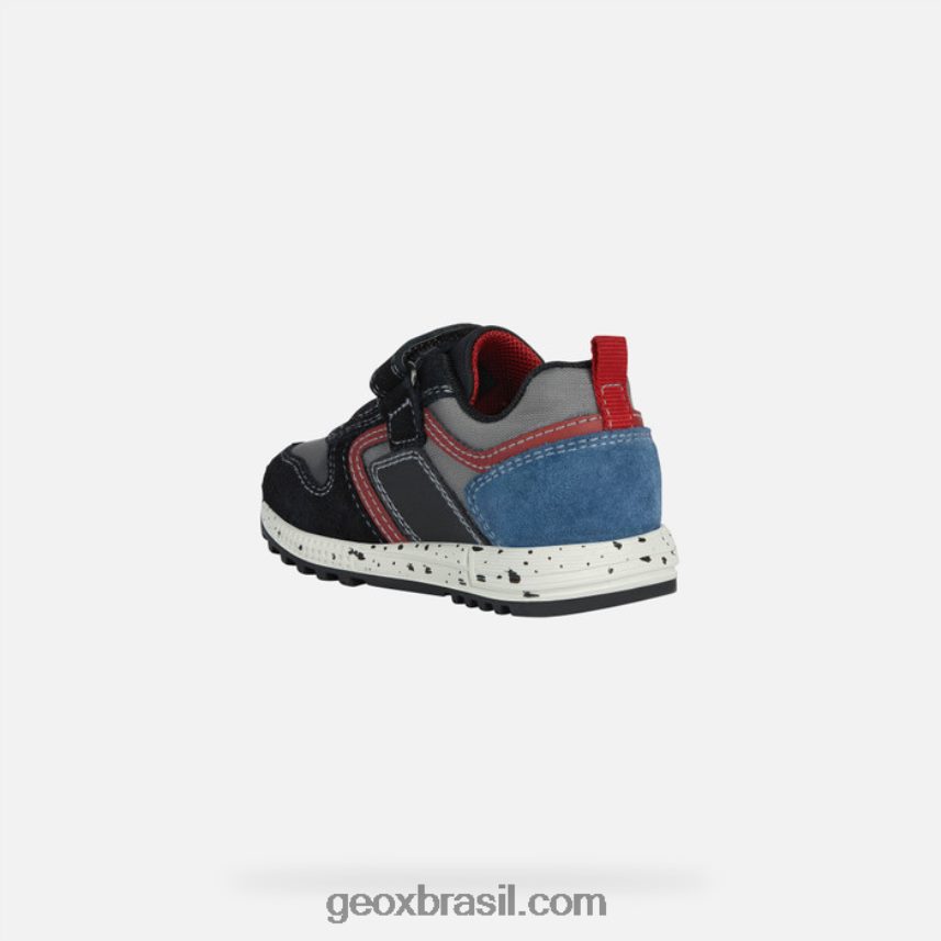 criança alben preto/vermelho escuro Geox 28TF8X1639